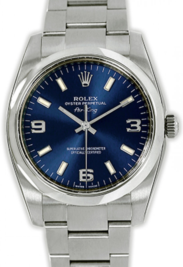 Steel on Oyster Rolex Air King 114200 34 mm